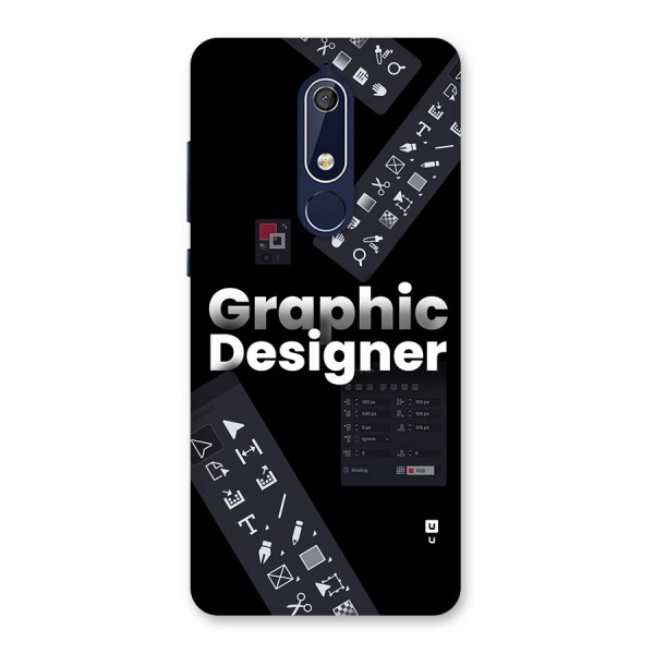 Graphic Designer Tools Back Case for Nokia 5.1