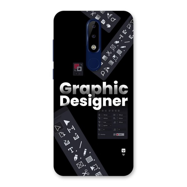 Graphic Designer Tools Back Case for Nokia 5.1 Plus