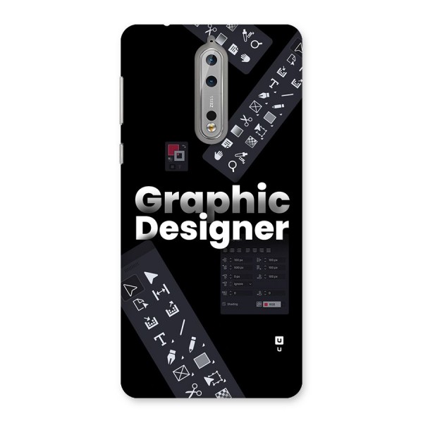 Graphic Designer Tools Back Case for Nokia 8