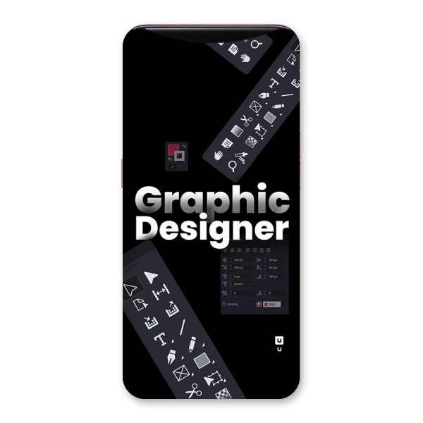 Graphic Designer Tools Back Case for Oppo Find X