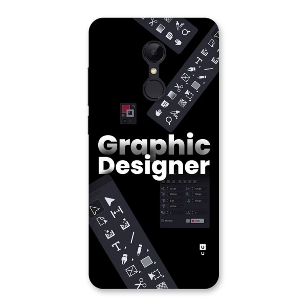 Graphic Designer Tools Back Case for Redmi 5