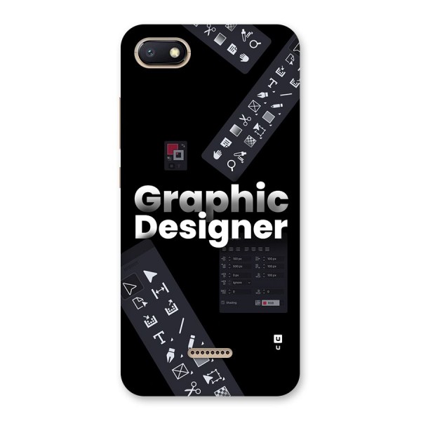 Graphic Designer Tools Back Case for Redmi 6A