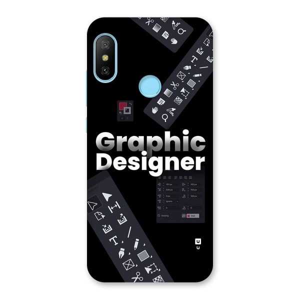 Graphic Designer Tools Back Case for Redmi 6 Pro