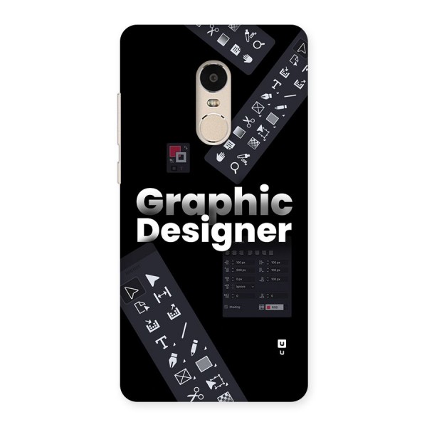 Graphic Designer Tools Back Case for Redmi Note 4