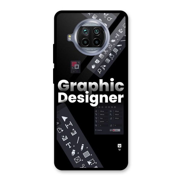 Graphic Designer Tools Glass Back Case for Mi 10i