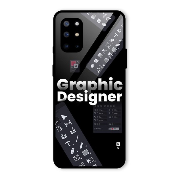 Graphic Designer Tools Glass Back Case for OnePlus 8T