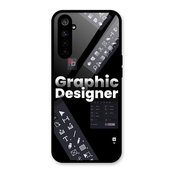 Graphic Designer Tools Glass Back Case for Realme 6