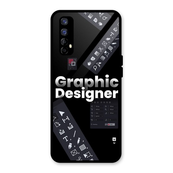 Graphic Designer Tools Glass Back Case for Realme 7