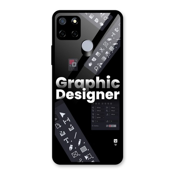 Graphic Designer Tools Glass Back Case for Realme C12