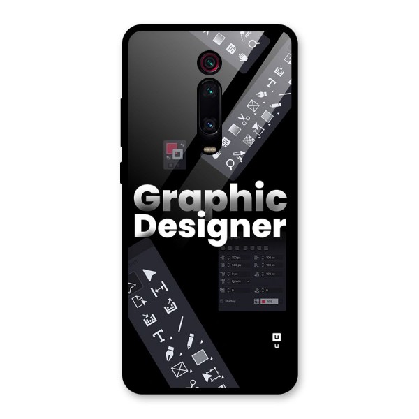 Graphic Designer Tools Glass Back Case for Redmi K20