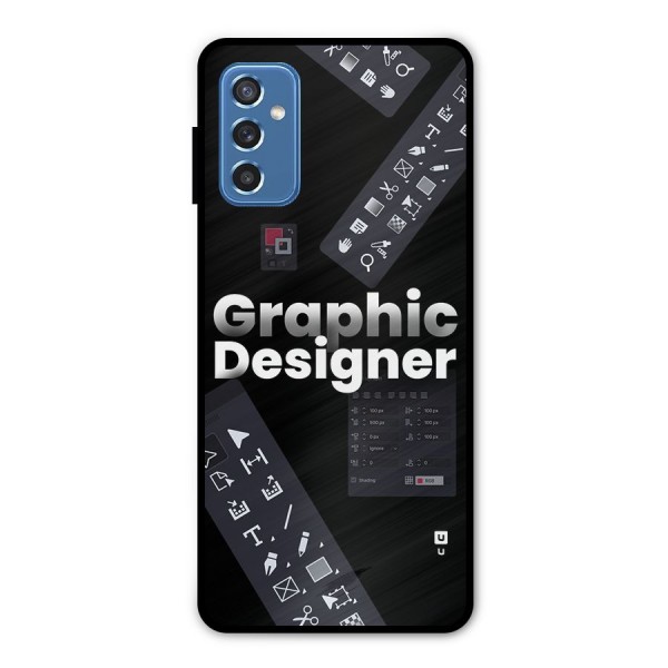 Graphic Designer Tools Metal Back Case for Galaxy M52 5G