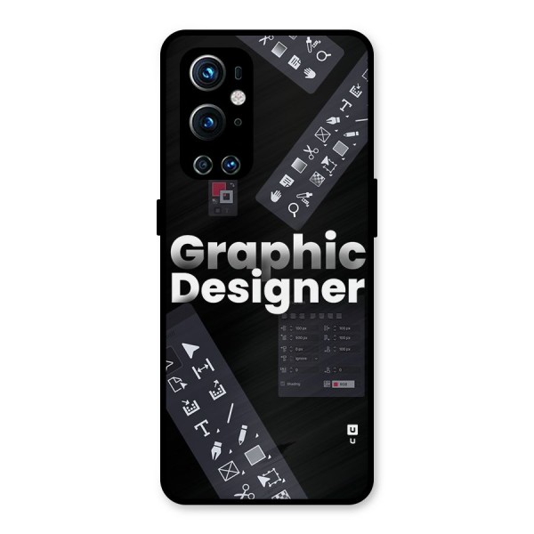 Graphic Designer Tools Metal Back Case for OnePlus 9 Pro