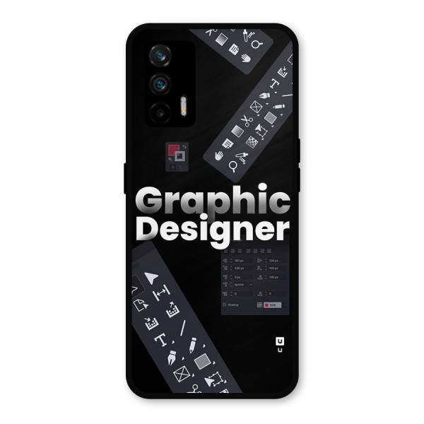 Graphic Designer Tools Metal Back Case for Realme GT 5G