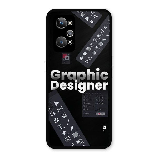 Graphic Designer Tools Metal Back Case for Realme GT Neo2