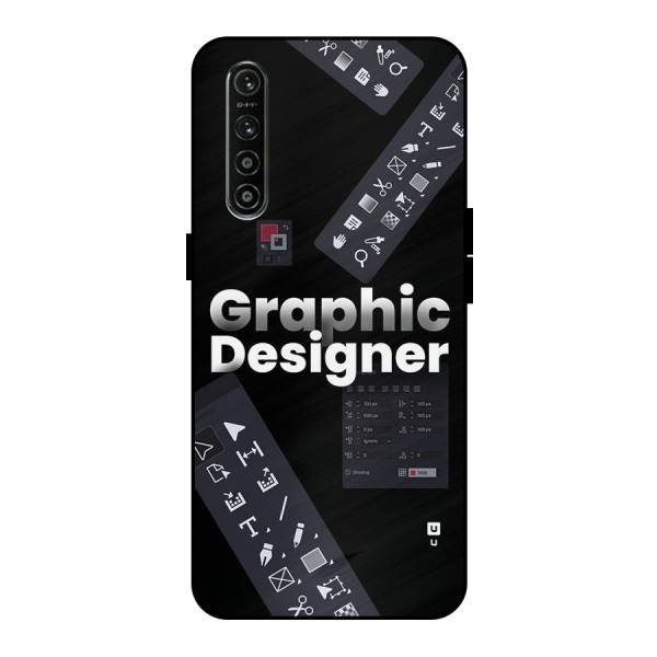 Graphic Designer Tools Metal Back Case for Realme XT