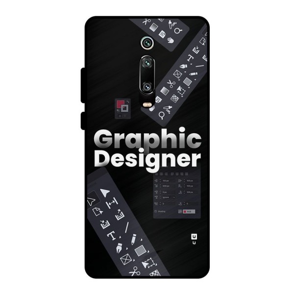 Graphic Designer Tools Metal Back Case for Redmi K20 Pro