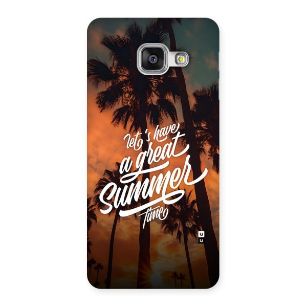 Great Summer Back Case for Galaxy A3 (2016)