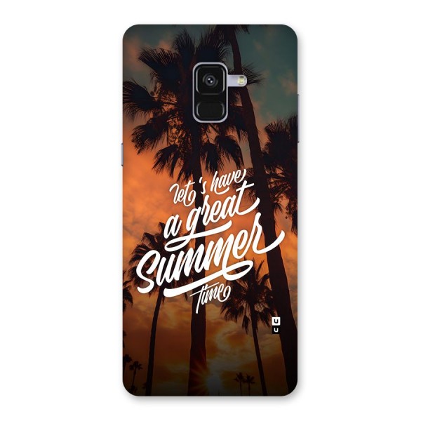 Great Summer Back Case for Galaxy A8 Plus