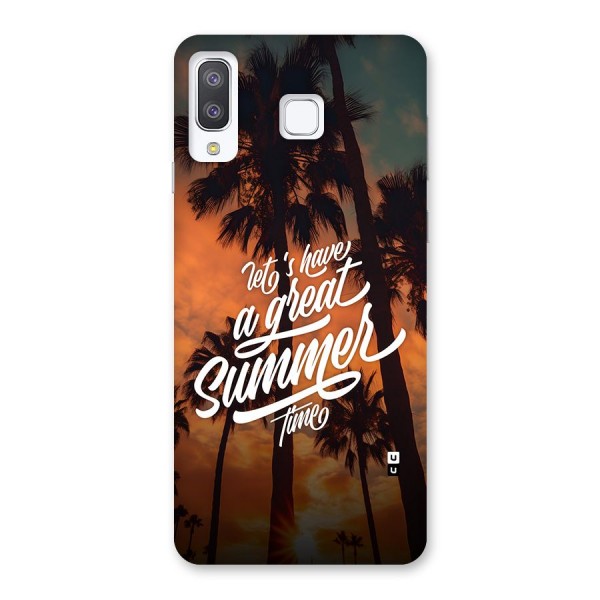 Great Summer Back Case for Galaxy A8 Star