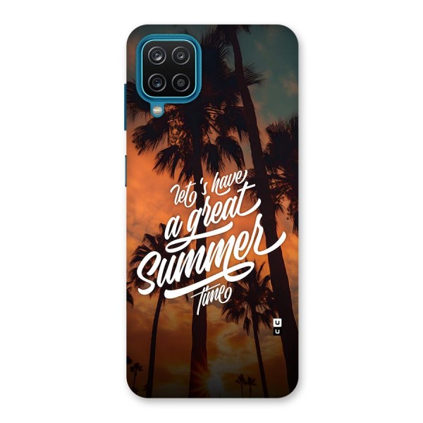 Great Summer Back Case for Galaxy F12