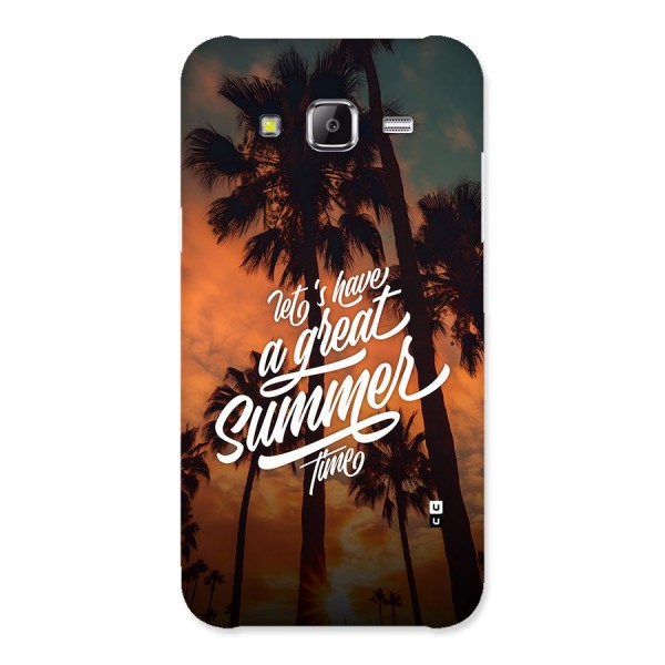 Great Summer Back Case for Galaxy J5