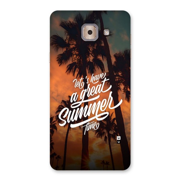 Great Summer Back Case for Galaxy J7 Max