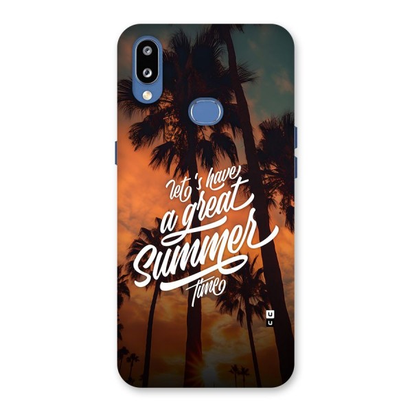 Great Summer Back Case for Galaxy M01s