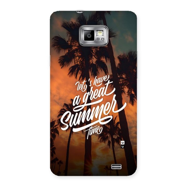 Great Summer Back Case for Galaxy S2