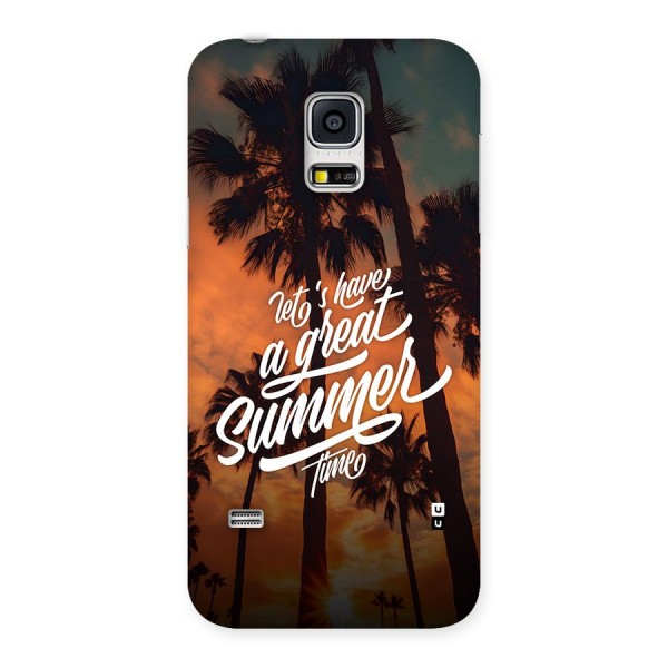 Great Summer Back Case for Galaxy S5 Mini