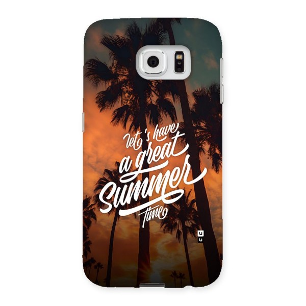 Great Summer Back Case for Galaxy S6