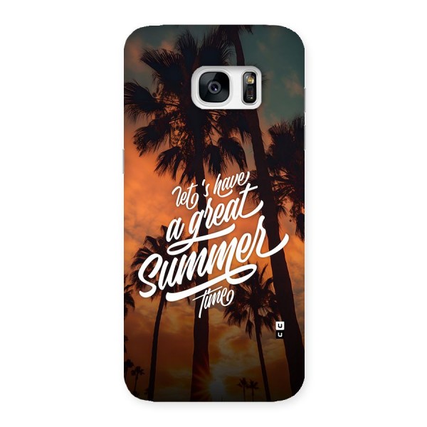 Great Summer Back Case for Galaxy S7 Edge