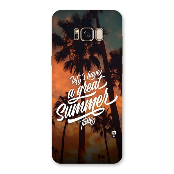 Great Summer Back Case for Galaxy S8 Plus