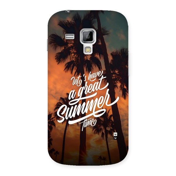 Great Summer Back Case for Galaxy S Duos