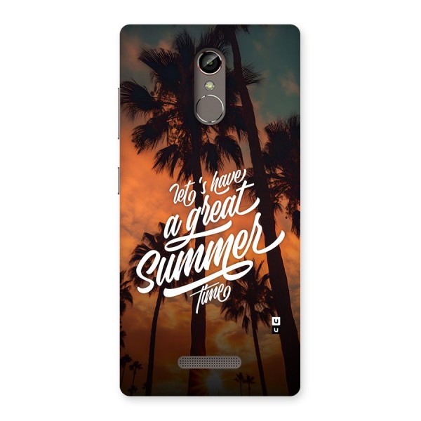 Great Summer Back Case for Gionee S6s