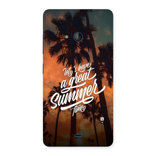 Great Summer Back Case for Lumia 540