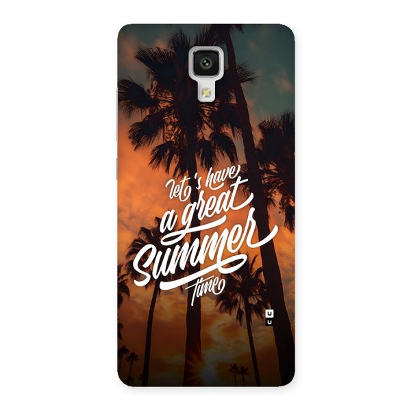 Great Summer Back Case for Mi4