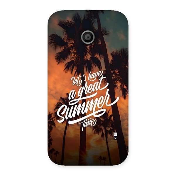 Great Summer Back Case for Moto E