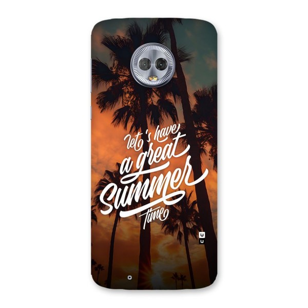 Great Summer Back Case for Moto G6