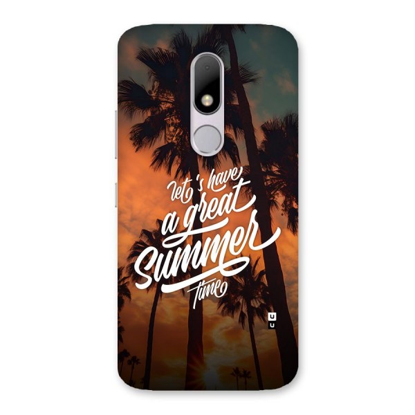 Great Summer Back Case for Moto M