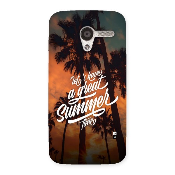 Great Summer Back Case for Moto X