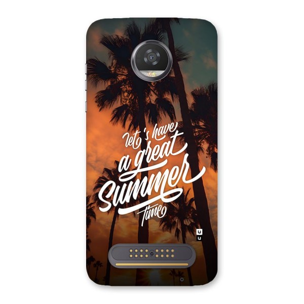 Great Summer Back Case for Moto Z2 Play