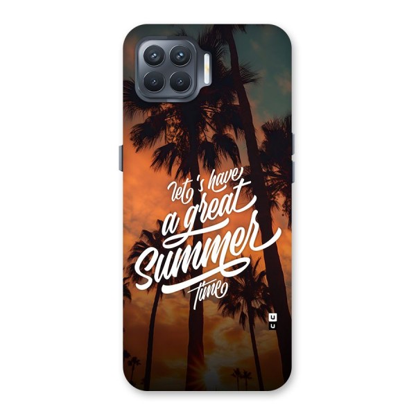 Great Summer Back Case for Oppo F17 Pro