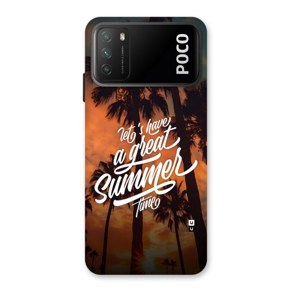 Great Summer Back Case for Poco M3