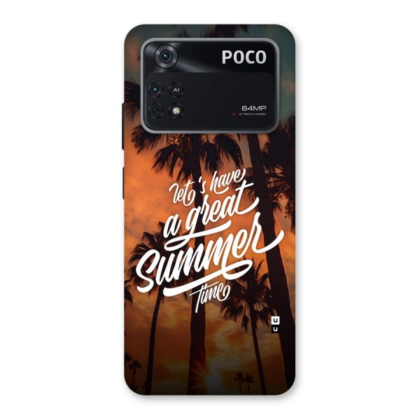 Great Summer Back Case for Poco M4 Pro 4G