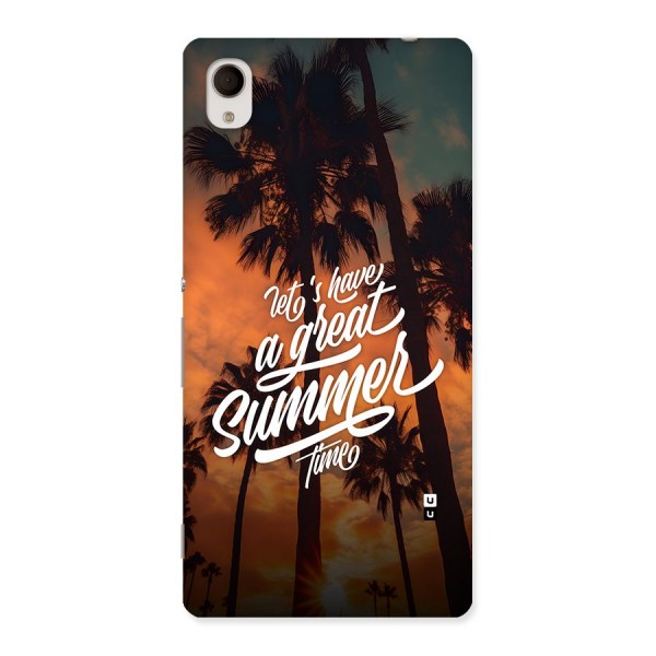 Great Summer Back Case for Xperia M4 Aqua