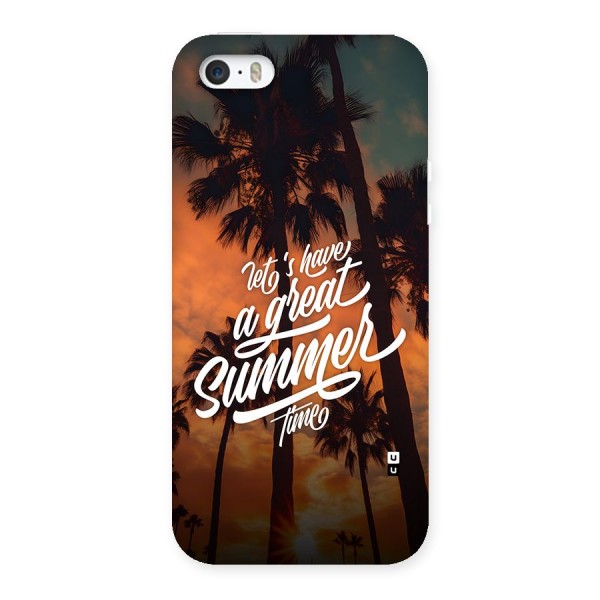 Great Summer Back Case for iPhone 5 5s