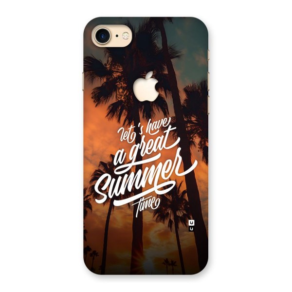 Great Summer Back Case for iPhone 7 Apple Cut