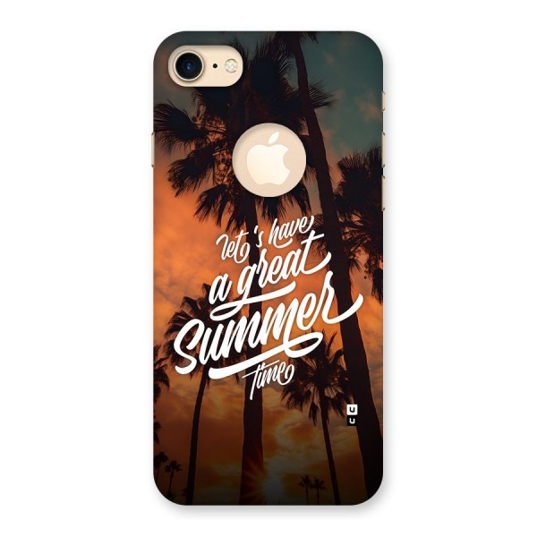 Great Summer Back Case for iPhone 8 Logo Cut