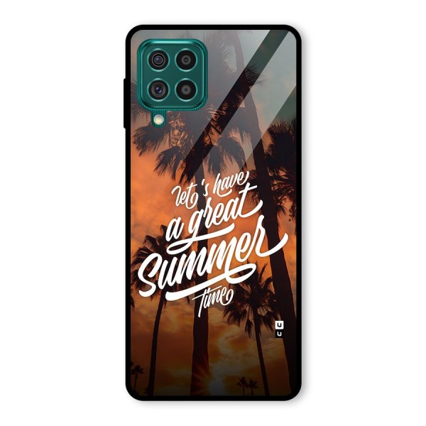 Great Summer Glass Back Case for Galaxy F62