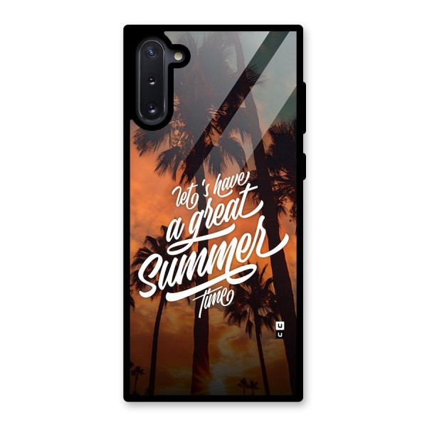 Great Summer Glass Back Case for Galaxy Note 10